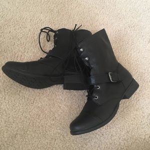 Black Combat Boots